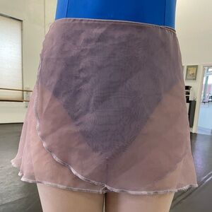 Lucky Leo lavender wrap skirt